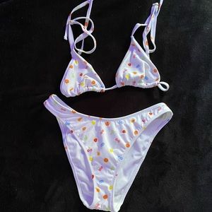 NWOT PacSun LA Hearts Fruit Bikini Set